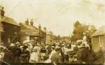 11888. ID RG19_015 World War 1 Victory Celebrations at West Mersea. Looking up High Street with Yorick Road and the butcher's on the right.
Ron says the picture came to him ...
Cat1 Mersea-->Events Cat2 War-->World War 1