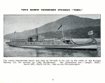  Twin screw passenger steamer TERN. Built for service on Lake Windermere. Forrestt & Co. Ltd., 1905 Catalogue, Page 29.
 Completed 1891. Official No. 114224.  BF73_001_079_030