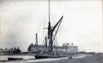 254. ID HBC_006_005 Barge ABERGAVENNY at Heybridge Basin 12.15pm 17 Mar 1889. She was built Aylesford, Kent in 1808.
Photo from Nautical Photo Agency.
Cat1 Barges-->Pictures Cat2 Places-->Heybridge