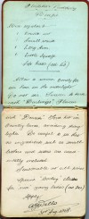 246. ID RUD_BK4_016 Flirtation Pudding Recipe.
By A.J. Wells.
From Mildred French autograph album.
Cat1 Families-->French