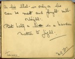 From Mildred French autograph album.  RUD_BK4_021