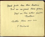  Good girls love their brothers ...
 From Mildred French autograph album.  RUD_BK4_027