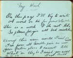  My Wish, by Hugh Smith. 
 From Mildred French autograph album.  RUD_BK4_045