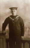 140. ID MPUB_NJN_P171_001 Fireman Alfred John Mole, Mercantile Marine Reserve. He was lost with HMS INDUSTRY in the Irish Sea, 18 October 1918.
Covered in much more detail in Not ...
Cat1 War-->World War 1 Cat2 Families-->Mole