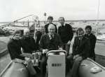 10. ID RNLI_TS1_421 West Mersea Lifeboat, taken after Raymond Baxter had attended a lecture at the Yacht Club concerning a Little Ship Rally organised by Dr. Fellows 
L-R: Terence ...
Cat1 Mersea-->Lifeboat-->Pictures