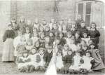 47. ID DWS_SCH_003 Tollesbury School, circa 1891. Annie Rice (teacher) far left.
Cat1 Tollesbury-->People Cat2 People-->School