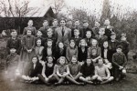 49. ID PBA_005_001 Birch Church of England School 1947 - 1948.
Back row (row 4) 1. Harry Mansfield, 2., 3. John White, 4. Leon Adkins, 5. Brian Whybrow, 6. Nicholas Smith, 7. ...
Cat1 Birch-->School