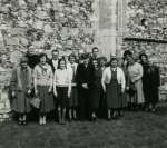 7339. ID PBA_093_001 Birch Church Fellowship Pilgrimage to Leiston Abbey, Suffolk.
L-R 1. Nanny Brewer, 2. Rev. George Armstrong, 3. Mrs Armstrong, 4. Mr Boreham, 5. Felicity ...
Cat1 Birch-->Church
