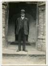 107. ID PBC_003_003 Charles Bell standing in porch. baptised 1874.
Cat1 Birch-->People