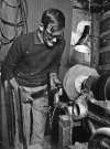 214. ID PH01_129 Archie Moore woodturning.
Cat1 Places-->Peldon-->People