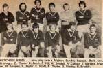 69. ID TBL_DCY_817 Tolleshunt D'Arcy Thatchers Arms Football Team 1970 - 1974
Back row D. Clover, D. Scott, R. Hill, A. Beadall, R. Cullum, T. Burdett
Front row M. ...
Cat1 Places-->Tolleshunt D'Arcy Cat2 People-->Sport