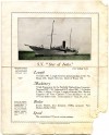 129. ID BF69_006_007 Steam Yacht STAR OF INDIA sale brochure page 1.
Built 1888 for Sir William Pearce. Then purchased by an American gentleman who kept her for 30 years at ...
Cat1 Yachts and yachting-->Steam Cat2 Places-->Brightlingsea