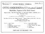  Otto Andersen catalogue, Section No. 5., Stern Wheel Vessels. Title page.  BOXD1_002_029