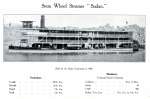  Stern Wheel Steamer SUDAN. Built for the Sudan Government in 1908. A page from Otto Andersen catalogue.  BOXD1_002_030