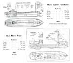  Motor Lighter CRUDOLEO.
 Steel Motor Barge
 Page from Otto Andersen catalogue.
 Lower drawing is Yard No. 1343. Ships Built on the River Colne 2009 has Yard No. 1343 as EL UNICO completed July 1922 for Mexican owners.  BOXD1_002_062