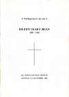  History of the Bean Family
</p><p>A Thanksgiving for the life of Eileen Mary Bean 1899 - 1989.
 All Saints Church, Newton.
 11 December 1989
</p>  FBN_EMB_001