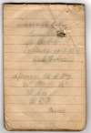  Harris William Hoy WW1 notebook. [back page - cover missing]
 2967 Pt H. Hoy Essex Regiment [crossed out]
</p><p>
A/200880 Pte H. Hoy
 21st K.R.R.
 B Coy
 B.E.F.
 France  HOY_BK1_058