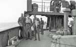 255. ID JDV_GSS_035 George Saunders Smith returning from Iceland. He is on the left, sitting on the rail.
Cat1 War-->World War 2