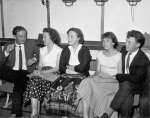 3. ID JML_OPA_005 Dance Hall Barn summer 1957. Ladies L-R June Rayner, Jenny Mills and Marian Saye.
Cat1 People-->Other