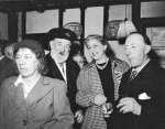  Bill Wyatt's 88th Birthday Party, Sailing and Social Club.
 L-R 1. Gladys Wyatt, 2. Bill Wyatt, 3. Mrs Michell, 4.Ed Wyatt.  DAV_OPA_003