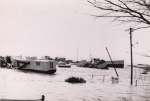  Houseboats at West Mersea at high tide the day after the 1953 Flood  IA02_093