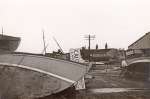  Coast Road at West Mersea after the 1953 Flood. Old Victory.  IA02_125