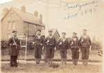 77. ID PBIB_CGD_001 Tollesbury Coastguards. Thomas John Batten (1846-1929) is on the left - he was Chief Coastguard at Tollesbury from 1891 to 1901.
Photograph from Jennifer ...
Cat1 Tollesbury-->People