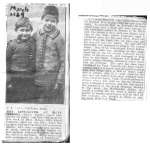 35. ID DM1_AB2_001_006 Boy Life-Saver at West Mersea. - Percy Atkins, aged nine (shown on right) had been sliding on ice this week at West Mersea with Alfred Cudmore, aged six (on ...
Cat1 Families-->Other Cat2 Mersea-->Schools-->Pictures
