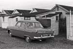  Chalet at Coopers Beach, East Mersea. The chalet has the name Spray Cabin.
 Ford Zephyr 258PNO - PNO registrations were first issued April 1959.


 Photograph by Bill Smith.  KBC_021