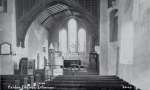  Peldon Church Interior c1912 showing the old chancel and oil lamps. Postcard 83143.

</p><p>From St Mary the Virgin Church Peldon by Rev. A.W. Gough opposite page 24.  MBK_PEL_029_003