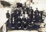 Crew of yacht SUNBEAM, taken at Southampton, dated 1923. Crew members: Arthur Leavett, Clary Rice, Dick Lewis, Charles Wash, Walter Mussett (Navvy), Sid Leavett, Stokes, Herbert Frost, Chris Almer, Bill Howe. I believe all the ones named are local to Tollesbury and I recognise Navvy Mussett in the front row; second fom left on the photo [Peter Bibby].
 Syd Leavett Captain second row 3L.
 Back row 3L Dick Lewis & Herbert Frost (Hubly). Charlie Wash, Walter Mussett, Clarence Rice [Keith Mussett] 
 SUNBEAM built 1874 for Lord Brassey, Official No. 70573, bought by Sir Walter Runciman 1923, broken up 1929.


SUNBEAM - Lord Runciman. Syd Leavett Captain second row 3L.
 Back row 3L Dick Lewis & Herbert Frost (Hubly). Charlie Wash, Walter Mussett, Clarence Rice Front L-R  MSK_OPA_009