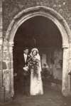 4. ID YTS_015_023 Wedding of John and Joan Hopkyns, Great Wigborough Church (Anglican) near Colchester.
Joan on 7 days leave from the WRNS
John 6 days before reporting ...
Cat1 Places-->Wigborough