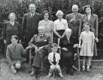 459. ID PLF_003_031 A Poles family gathering at Hove around 1949.
Back L-R 1. Flo, 2. Uncle Norman, 3. Auntie Mollie, 4. Kathleen Poles, 5. Henry 'Gordon' Poles, 6. Anne ...
Cat1 Birch-->People