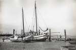  River Colne down to the Sea by Douglas Went. Photograph 40.
 Dutch yachts on the Hard at Brightlingsea.  DW18_071