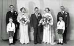 904. ID NHY_001 Wedding of Elsie Reynolds and Robert Coppin.
Robert was killed in a road accident while in the RAF, 21 October 1941. They had a son Michael born October ...
Cat1 Places-->Peldon-->People
