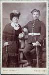 93. ID PH01_EOG_001 Arthur and Emma Spall. Photo by Isaac Schofield, Colchester
Emma was born Emma Christmas around 1863. She and Arthur married in 1888, they had a daughter ...
Cat1 Places-->Peldon-->People