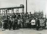 153. ID MMC_P668_005 WW2 shipyard launch party at Wivenhoe.
Cat1 Places-->Wivenhoe-->Shipyards Cat2 War-->World War 2